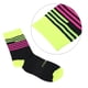 thumbnail image 5 of Calcetines deportivos unisex transpirables de color amarillo y rosa para actividades al aire libre, ciclismo, correr y escalar, 5 of 8