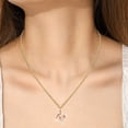 thumbnail image 3 of Collier Initial Pendentif Lettre en Argent Sterling Collier Alphabet pour Femmes Collier Initial Colliers Lettre pour Femmes et Filles, 3 of 3