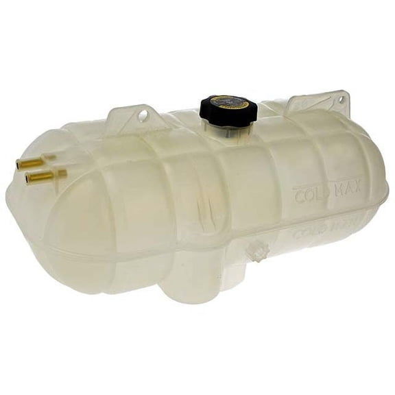 Front Radiator Coolant Overflow Tank Reservoir - with 2 Mounting Holes - Compatible with 2001 - 2007, 2010 - 2014 Freightliner Columbia 2002 2003 2004 2005 2006 2011 2012 2013