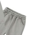 thumbnail image 4 of Gytharion Kids 2PC Fleece Lined Sweatsuits Warm Thickened Solid Color Hoodies Suits Kangaroo Pocket Pullover Sweatshirts and Elastic Wasit Jogger Pants Outfits for Fall and Winter,1Y-13Y, 4 of 4