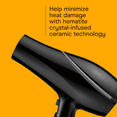 thumbnail image 3 of Conair Style & Shine Crystal-Infused Ceramic Hair Dryer, 1875W Hair Dryer, 3 of 9