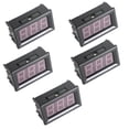 thumbnail image 2 of 5Pcs Dc5-120V 0.56" 2 Wire Led Digital Display Panel Voltmeter Volt Tester Red, 2 of 12