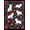 Black, Pattern 2, variant on ODIKA 2x3 Machine Washable Non-Slip Area Rug, Charming Dog Portraits with Ornate Multicolor Floral Frame High Traffic Rug, Black, 745162