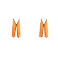 thumbnail image 4 of Yuarrent Pantalones de lluvia divididos al aire libre Equipo de protección inferior a prueba de humedad Pantalones de senderismo Manga de Naranja 2piezas, 4 of 6