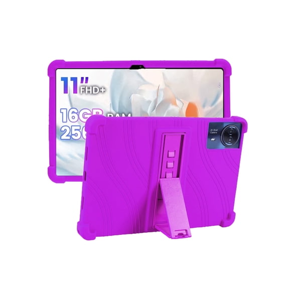 Silicone Case for ODEA S11/VekfulPC S11 11 inch, Soft Flexible Shockproof Protective Tablet Cover, Anti-Scratch & Lightweight Slim Design-Purple