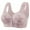 Gray, variant on Lixiuxyad Sports Bra for Big Busted Women Women's Comfortable And Transparent Shoulder Strap Cordless Backless Spongeless With Convertible Shoulder Straps