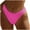 Hot Pink, variant on Women's Sexy Low Waist Bikini Bottoms - Ruched Swim Briefs with Full Coverage & High-Cut Leg