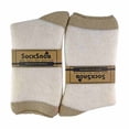 thumbnail image 2 of Sock Snob - Ladies Alpaca Wool Blend Thermal Slipper Bed Socks with Grippers, 2 of 2