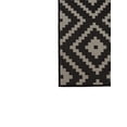 thumbnail image 4 of Furnish My Place Outdoor Accent Diamond Rug - 5 ft. 3 in. x 7 ft. 6 in., Black, 4 of 6