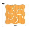 thumbnail image 6 of Joernso 2Pcs Cartoon Wood Trivet Mat Set Non-Slip Insulation Table Mat Hot Pads Tool Anti-Scalding Pad Wear-Resistant Kitchen Decor, 6 of 8