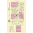 thumbnail image 2 of Everts 10x14 White Modern Wood Framed Museum Art Print Titled - Lyon Kansas - Everts 1887, 2 of 4