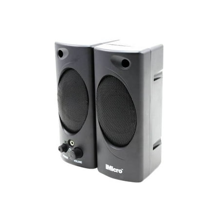 110V Multimedia 2.0 Speakers with Volume Control