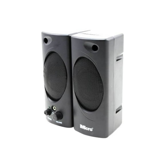 110V Multimedia 2.0 Speakers with Volume Control