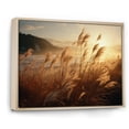thumbnail image 2 of Designart "Sunrise Breeze on the Beach VI" Nautical & Beach Floater Framed Canvas Print, 2 of 7