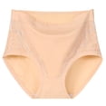 thumbnail image 2 of High Waisted Panties Women's Underwear Full Coverage Briefs Soft Breathable Stretch Briefs Plus Size Complexion 4XL, 2 of 3
