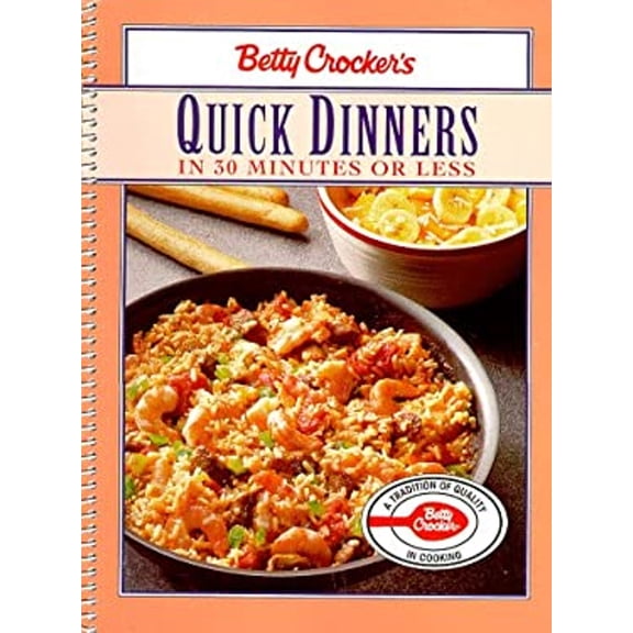 Pre-Owned Betty Crocker's Quick Dinners in 30 Minutes or Less (Paperback) 002861626X 9780028616261