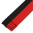 thumbnail image 4 of Uxcell Taekwondo Colored Ranking Belt 1.6"x9.8Ft 3 m, Polyester Martial Arts Judo Karate Belt, Red&Black, 4 of 5