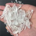 thumbnail image 2 of Puntos de cristales de cuarzo transparente, piedras de cristal curativas a granel, forma Irregular, puntos de cuarzo crudo, varita de cristal para pulir joyas, 2 of 5
