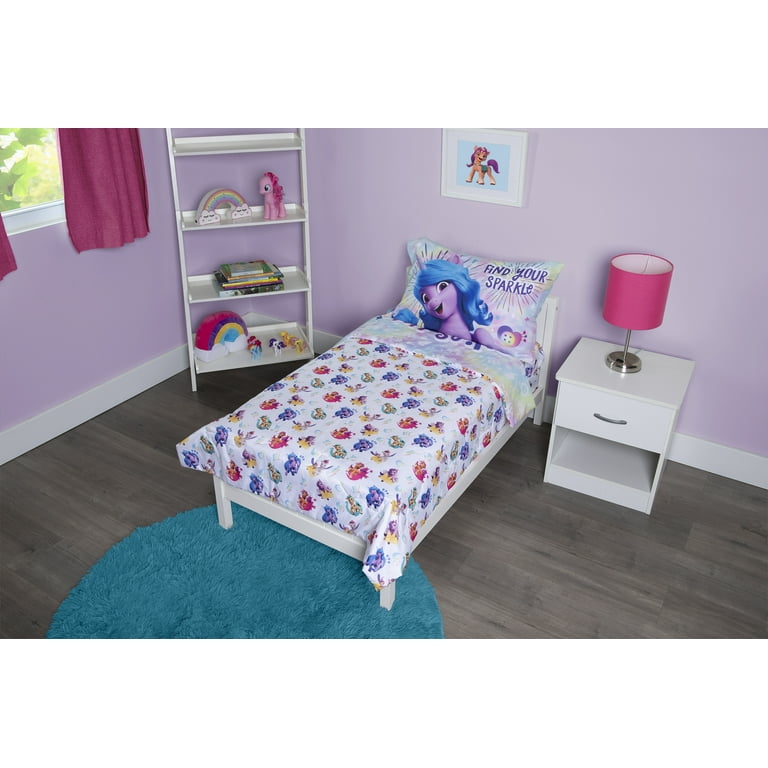My Little Pony 4 Piece Toddler Bedding Set Ponies Unite