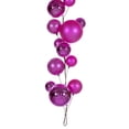 thumbnail image 4 of Vickerman 6' Hot Pink Extra Large Ball Branch Garland, 4 of 4