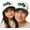 Philly (Cursive) - Green/Beige, variant on Matching Family Trucker Hat Set - Vintage Two-Tone Daddy & Me, Mommy & Me Snapback Baseball Caps - Rowdy (Upside Down) - Brown/Beige - Adult/Kids (2-9 Years)