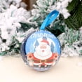 thumbnail image 4 of 5 Pcs Christmas Candy Boxes Ball Shaped Hanging Ornaments Snack Holder Cases Xmas Tree Pendant for Festival Party Favors Christmas, 4 of 5