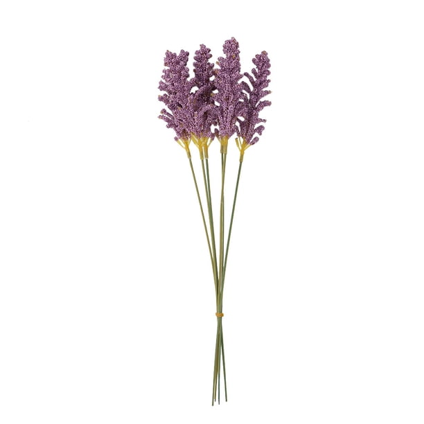 Bewildely Ramo de flores de hierba de trigo Artificial, 6 uds., simulación de mano pequeña y fresca, artesanía de trigo, accesorios de decoración para Plantas Artificiales morado oscuro Bewildely HA7512-06B