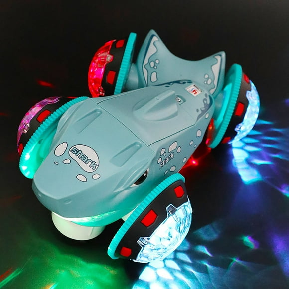 Qiopertar Clearance Home Decor Electric Stunt Drift Rotating Car Universal Driving Music Children's Toys Gifts For Children under $5 Saving Up To 99% Off