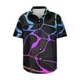 thumbnail image 2 of Aloohaidyvio polo shirts for men,Mens Shirt 3D Printed Hawaiian Short Sleeved Lapel Shirt Fashion Casual Beach Shirt Top,Men's Shirts on, 2 of 6