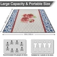 thumbnail image 5 of 80”x 80”Extra Large Pioneer Picnic Blankets Waterproof Foldable Beach Blanket Sandproof,3-Layer Thicking Outdoor Packable Blanket for Camping, Park, Beach, Grass, Indoors, 5 of 6