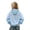 Light Blue, variant on Linfrsh Girls Sequin Angel Wings Hoodies Trendy Long Sleeve Hooded Baggy Drawstring Sweat Fashion Casual Pullovers With Pockets(Black,4-5 Years)