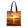 thumbnail image 1 of JSDART Sac en Toile Réutilisable Sac de Courses Australien Great Ocean Road Australia Sunset Cliff Tote Bag, 1 of 1