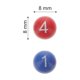 thumbnail image 3 of 49pcs Plastic Raffle Game Balls Funny Bingo Game Balls Raffle Game Number Balls, 3 of 3