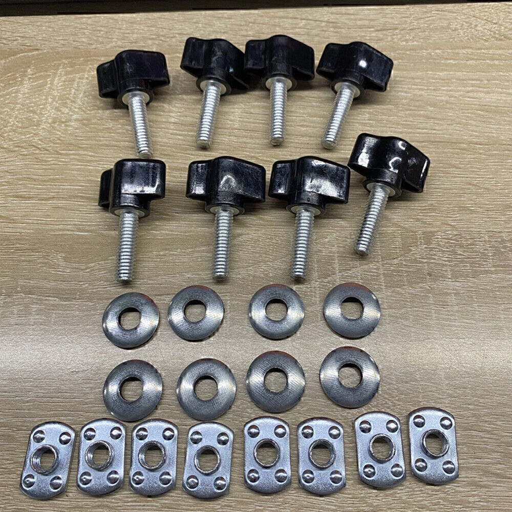 Jeep Wrangler Hard Top Fastener Kit (24pcs) For YJ TJ JK - Easy On/Off Nuts & Bolts