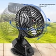 thumbnail image 3 of Eigraketly Linterna de carga recargable, ventilador de Camping, ventiladores de iluminación refrigerados por aire, escritorio, dormitorio, Estufas de camping X80/Negro, 3 of 6
