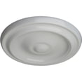 thumbnail image 3 of Ekena Millwork 9 5/8"OD x 1 1/8"P Maria Ceiling Medallion (Fits Canopies up to 1 3/4"), Hand-Painted Frost, 3 of 6