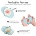 thumbnail image 4 of 5Pcs Dumpling Maker  Empanadas Press Mold Set With Ring Cutter and Stuffing Spoon Dumpling Maker Set Professional Kitchen Gadget for Empanada  Pierogi  Pastelitos  Calzone, 4 of 10
