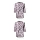 thumbnail image 4 of sweethay Blusa informal de manga corta para mujer, camisa holgada con botones estampados, para trabajo, viajes, elegante, Top de verano, ropa Type14 NO14, 4 of 6