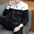 thumbnail image 1 of Suéter casual para hombre Moda de manga larga Sudaderas con cuello redondo CH-EGpangjing, 1 of 4