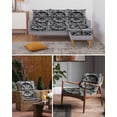 thumbnail image 6 of Grey Rudder Coastal Sofa Couch Cushion Covers Washable, Removable Stretchable Sectional Couch Covers, Vintage Nautical Beach Slipcovers for L & T Shape Sofa Furniture Protector S Size 1 pc, 6 of 7