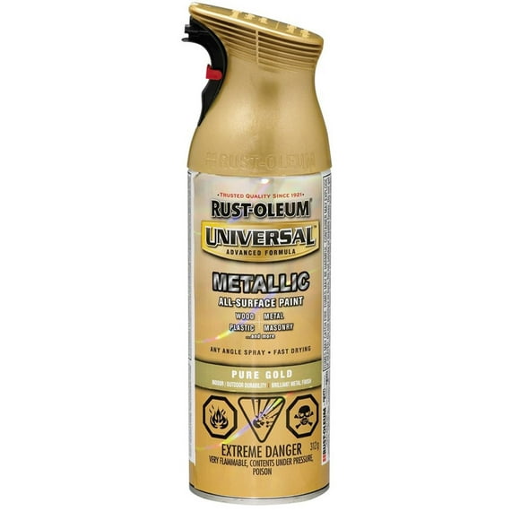 Rust-Oleum Universal All-Surface Pure Gold Metallic Spray Paint