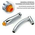 thumbnail image 3 of Shower Head Extension Extra Pipe Bath Rain Shower Angled Shower Arm Kit Chrome, 3 of 8