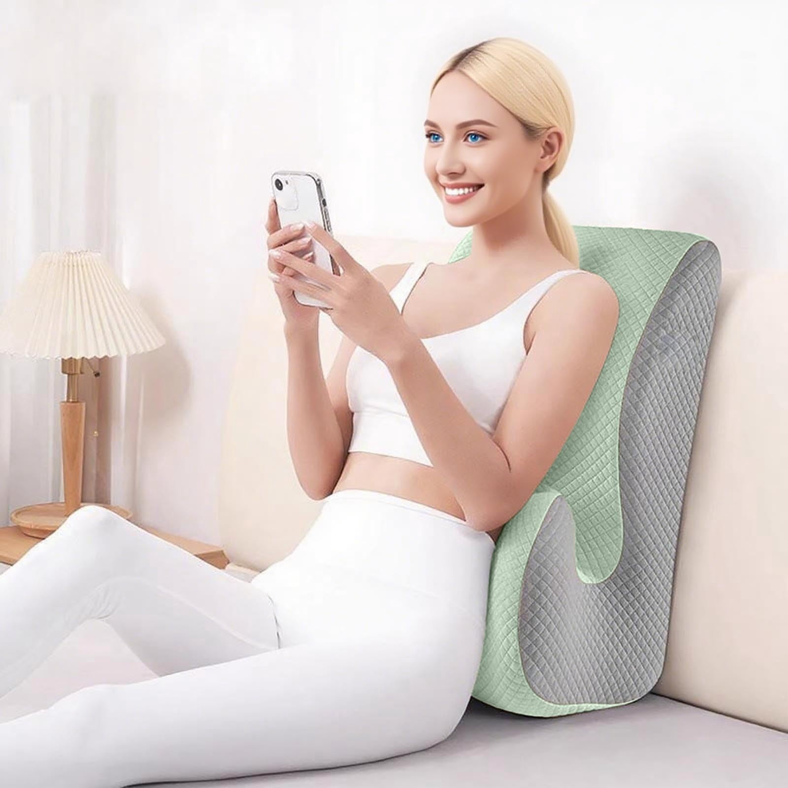 Acid Reflux Pillow for Sleeping - GERD Bed Wedge Pillow with Ventilated Foam | Orthopedic Back Support for Neck & Shoulder Pain Relief