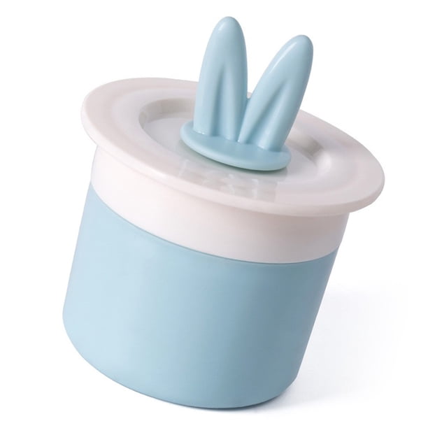 Soidarity Máquina para hacer espuma, vaso Manual para limpieza de baño, espumador de burbujas, portátil, para baño, bolsillo de viaje, espuma, Tratamientos faciales Azul claro Soidarity CE014079-04B