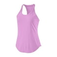 thumbnail image 5 of Womens Racerback Tank Tops with Built in Bra Casual Sport Workout Yoga T Shirt Sleeveless Athletic Gym Tees (XL, Purple), 5 of 7