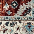 thumbnail image 6 of Everwash Treasure Lina Traditional Medallion Machine Washable Runner Area Rug, Red/Ivory, 2'2"x7'2", 6 of 7