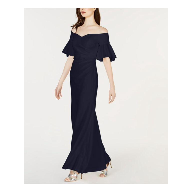 Calvin klein navy gown discount