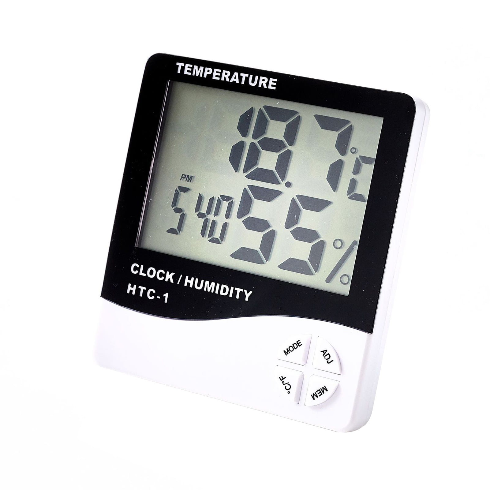 HTC-1 Thermometer Hygrometer Weather Station Temperature Humidity Alarm Clock 