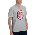 thumbnail image 2 of Costa Rica National Football Team Fashion Men'S Basic Short Sleeve T-Shirt Gray Small, 2 of 5