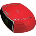 Jensen JCR-322R Red CD Tabletop Stereo, AM/FM Radio, Dual Alarm Clock ...